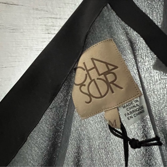 Chaser Gray Open Back Short Sleeve Top - Picture 3 of 7